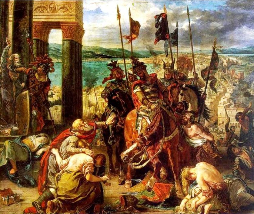 Eugène Delacroix La prise de Constantinople par les Croisés 