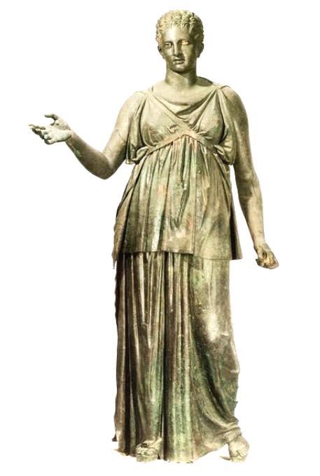 Χάλκινο άγαλμα Αρτέμιδος ‘Ύψος 1,94 – 4ος αι. π.Χ