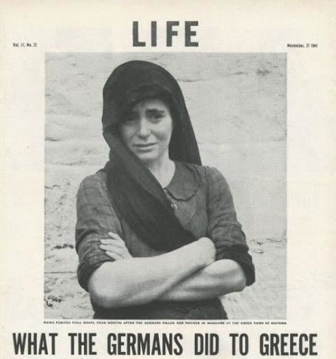 Αφιέρωμα τού περιδικού "Λάϊφ" με τίτλο «Τί έκανε η Γερμανία στην Ελλάδα».
